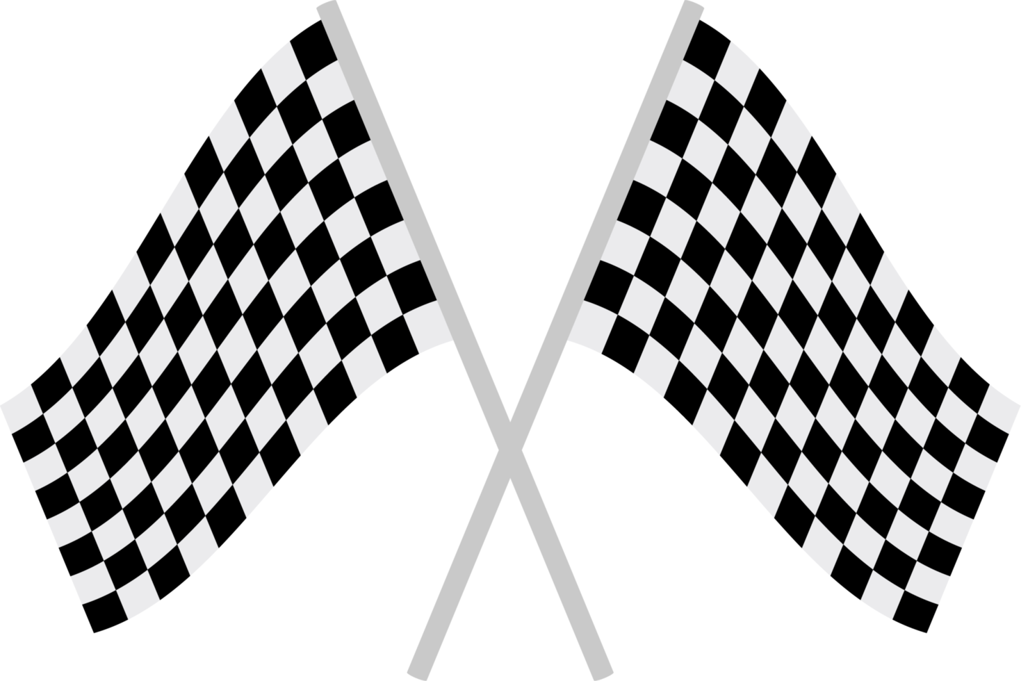 Racing flag clipart design illustration png