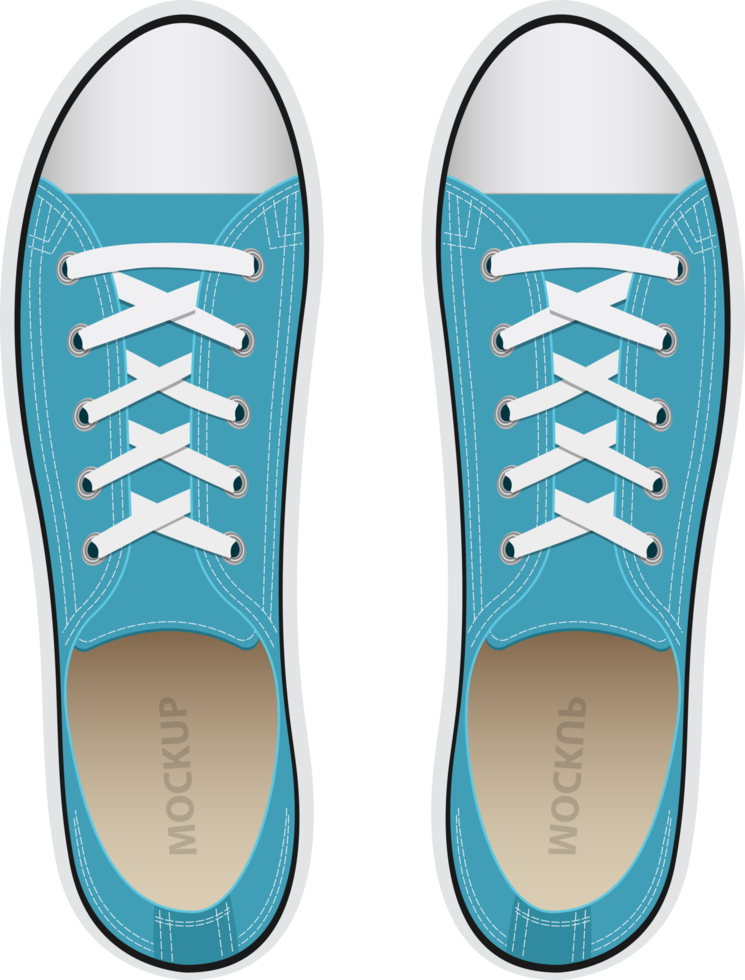 ilustração de design de clipart de sapatos de tênis png