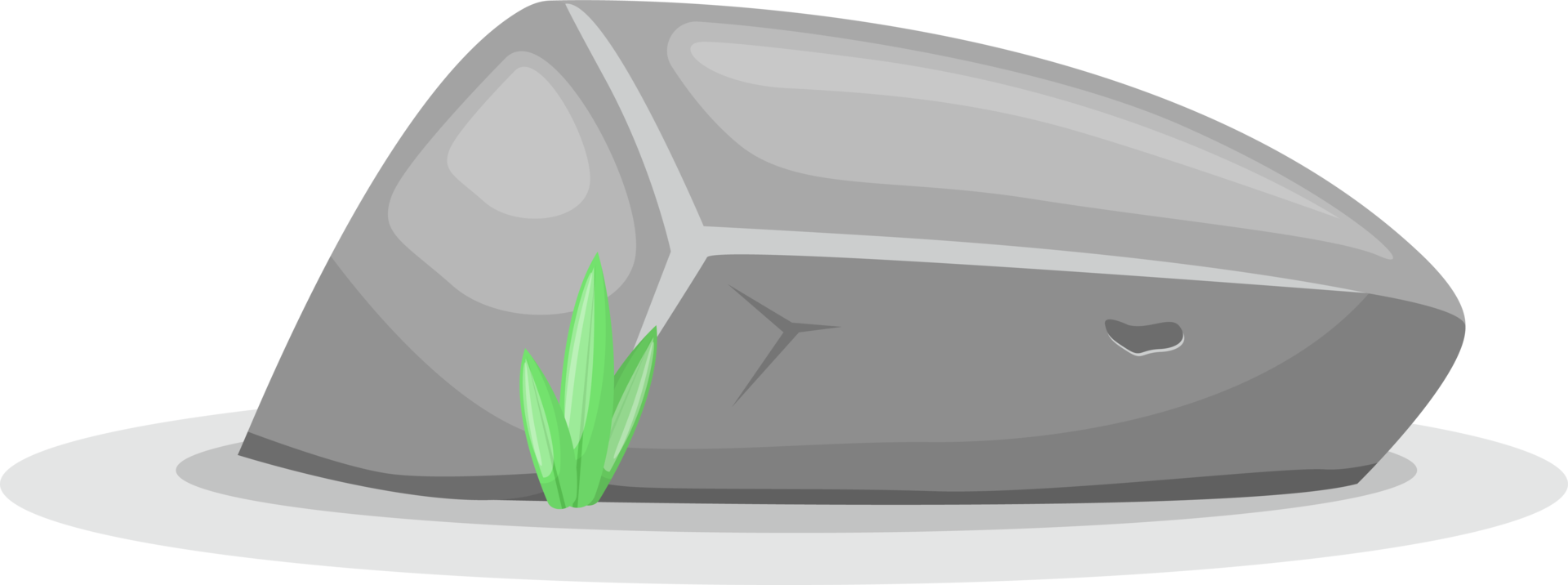 Boulder stones clipart design illustration png