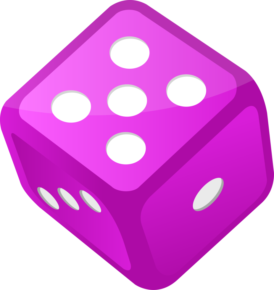 Casino dice clipart design illustration png