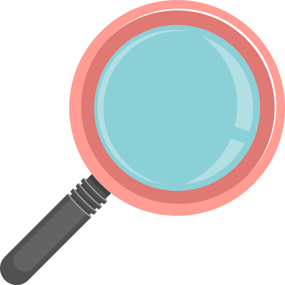 Magnifying glass clipart design illustration png