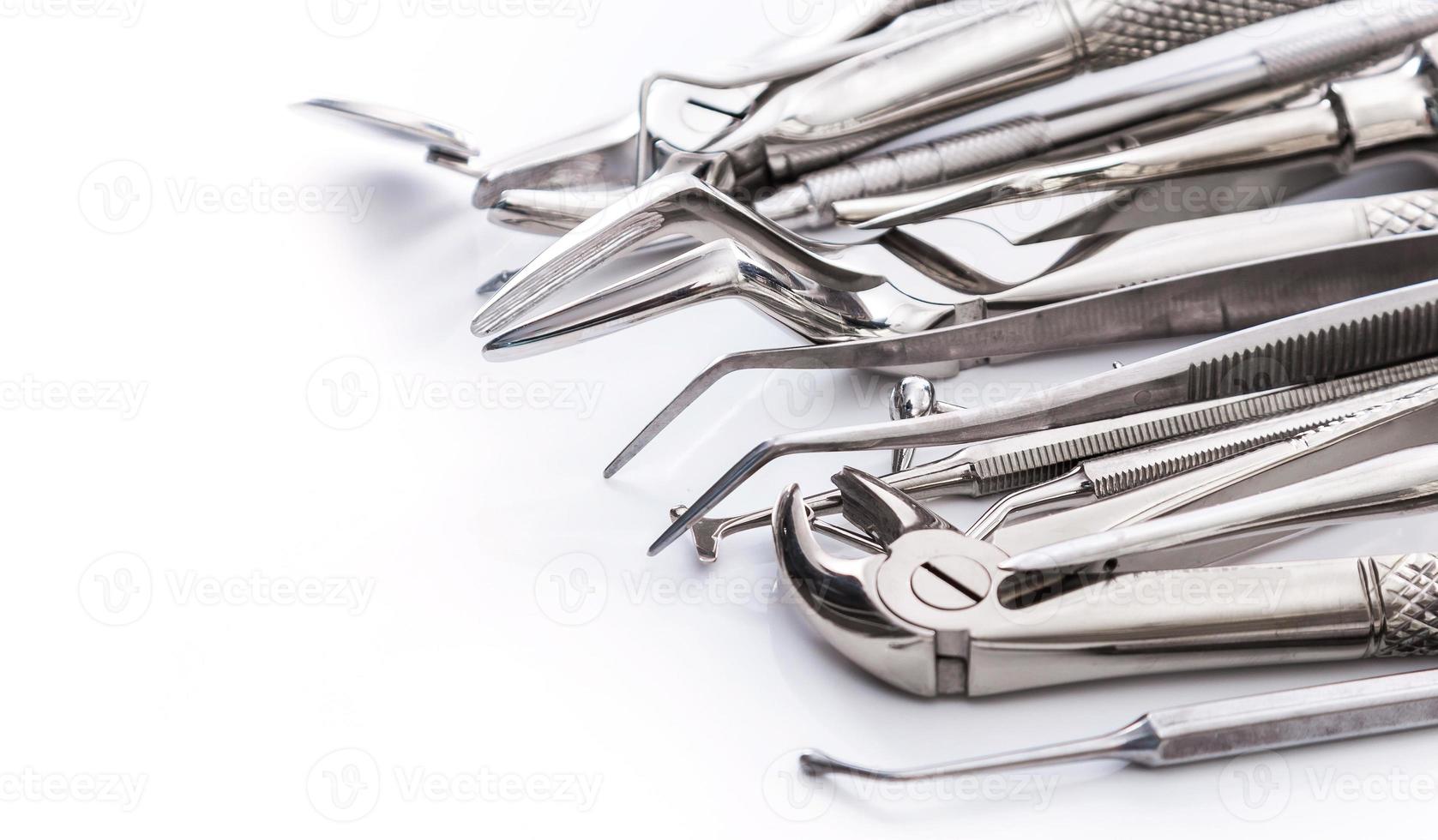 Closeup of Dental tools photo
