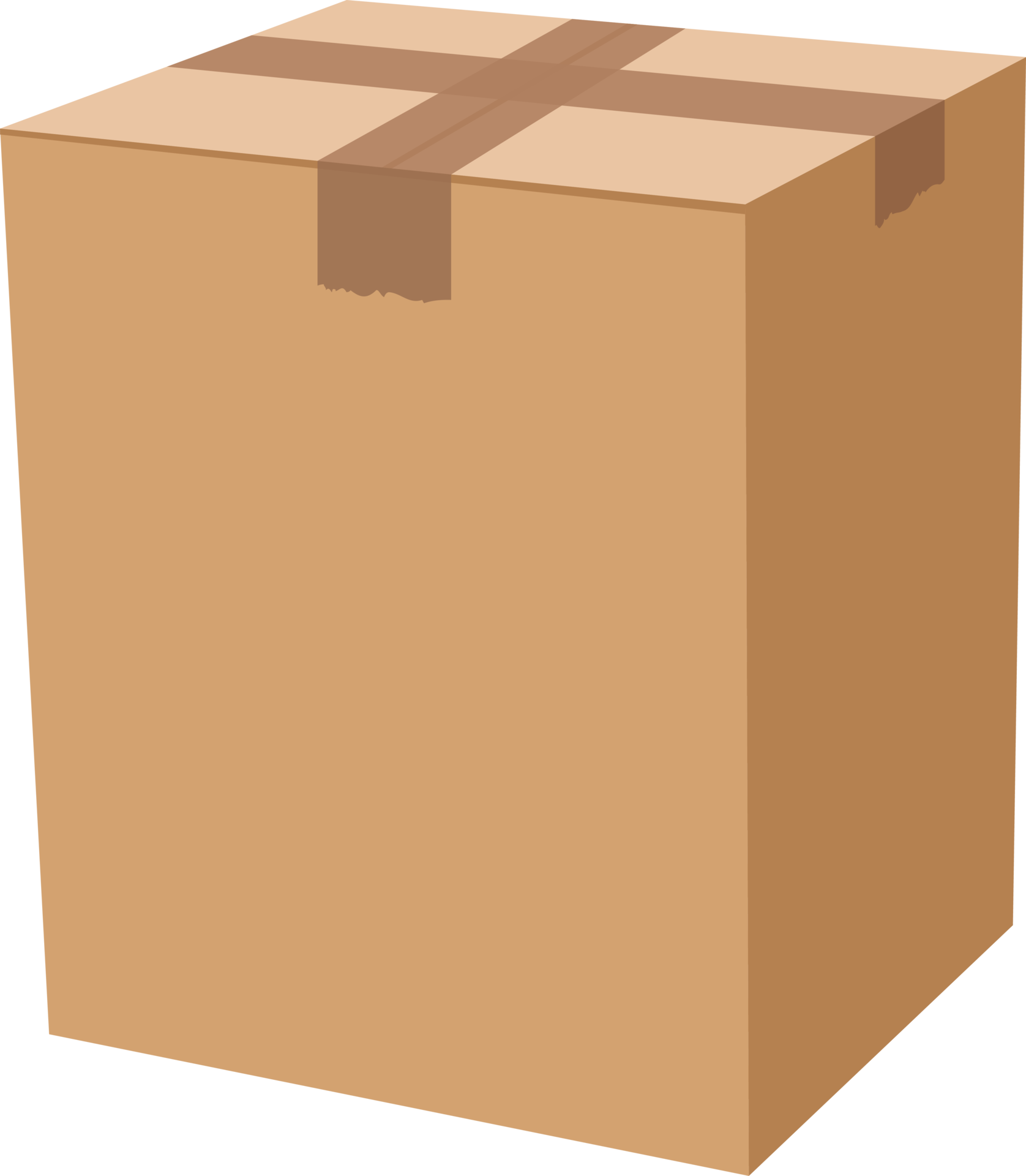 shipping box clipart