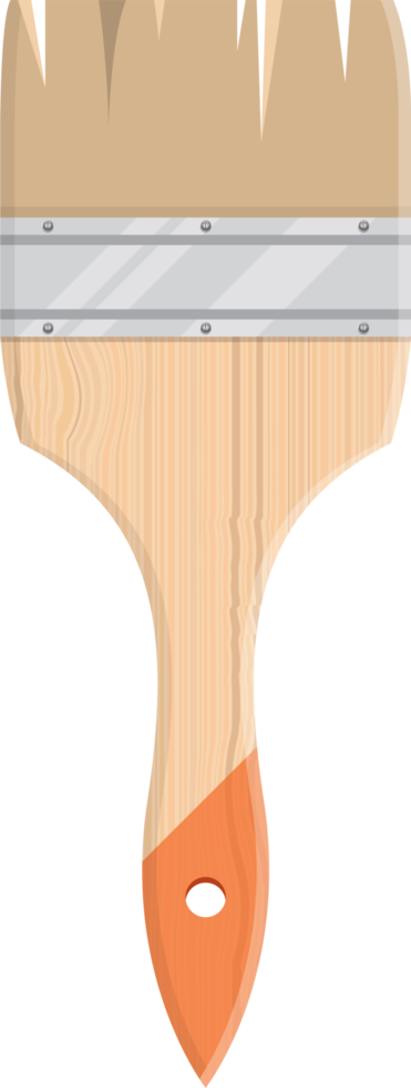Paint brush with paint on it clipart design illustration png
