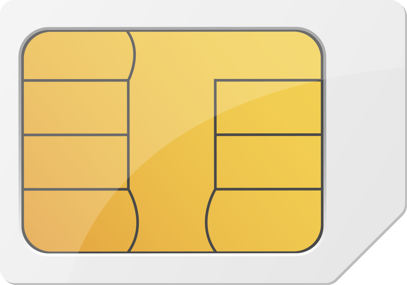 Sim card clipart design illustration png