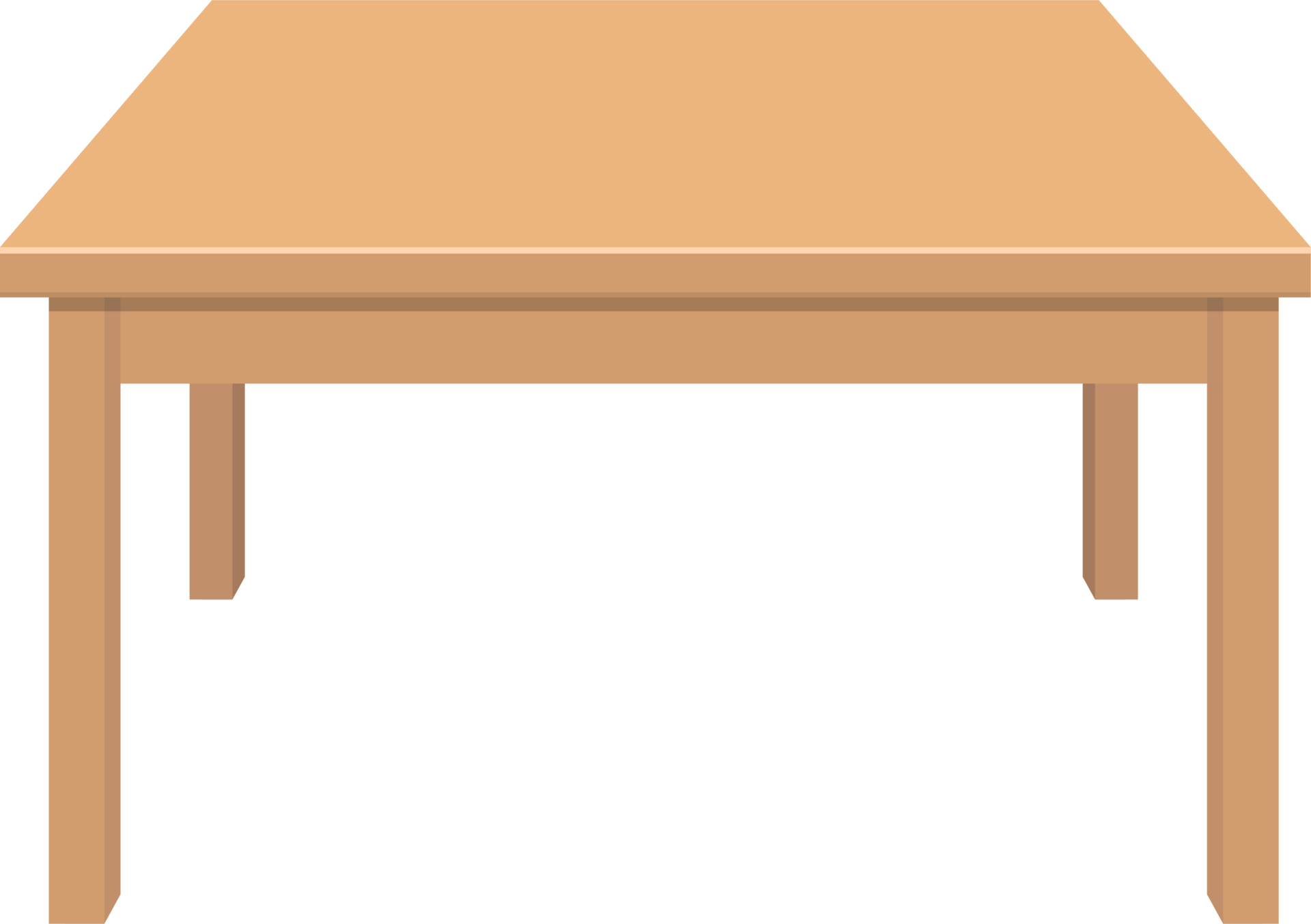 Wooden table clipart design illustration 9399831 PNG