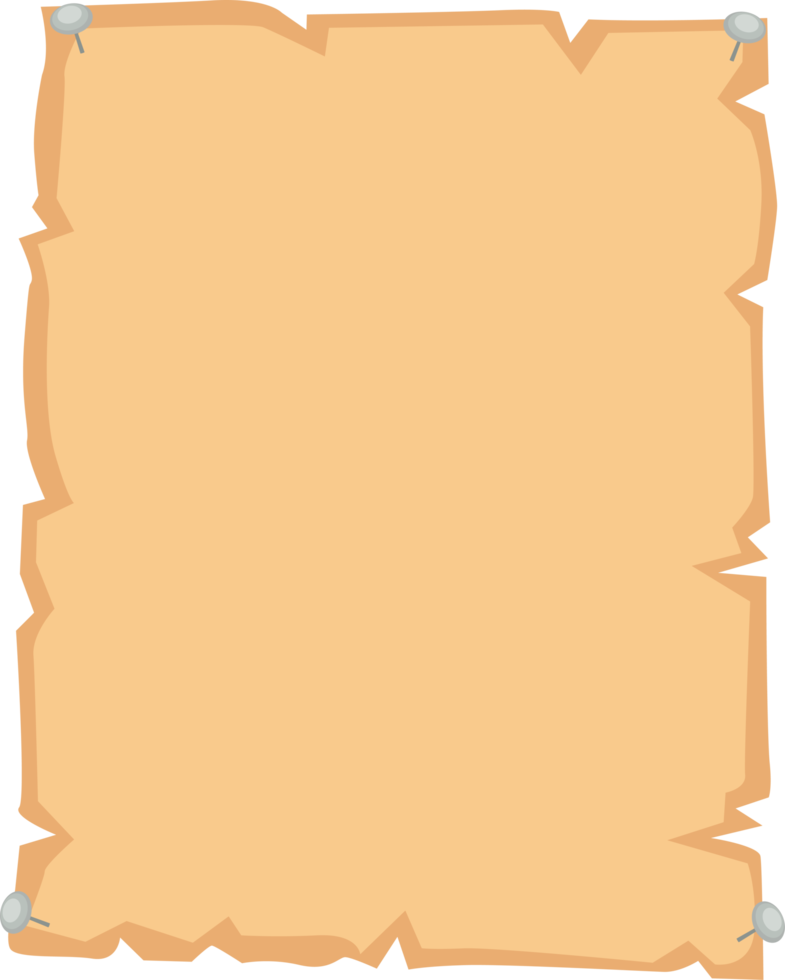 Papyrus scroll clipart design illustration png