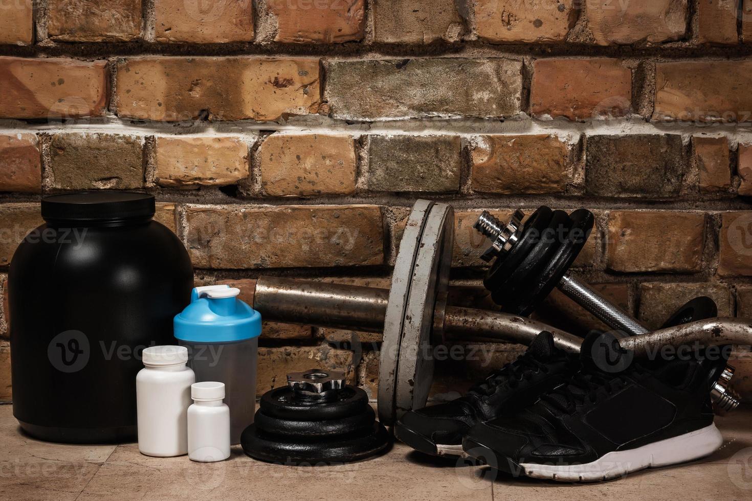 Sports equipment and supplement photo