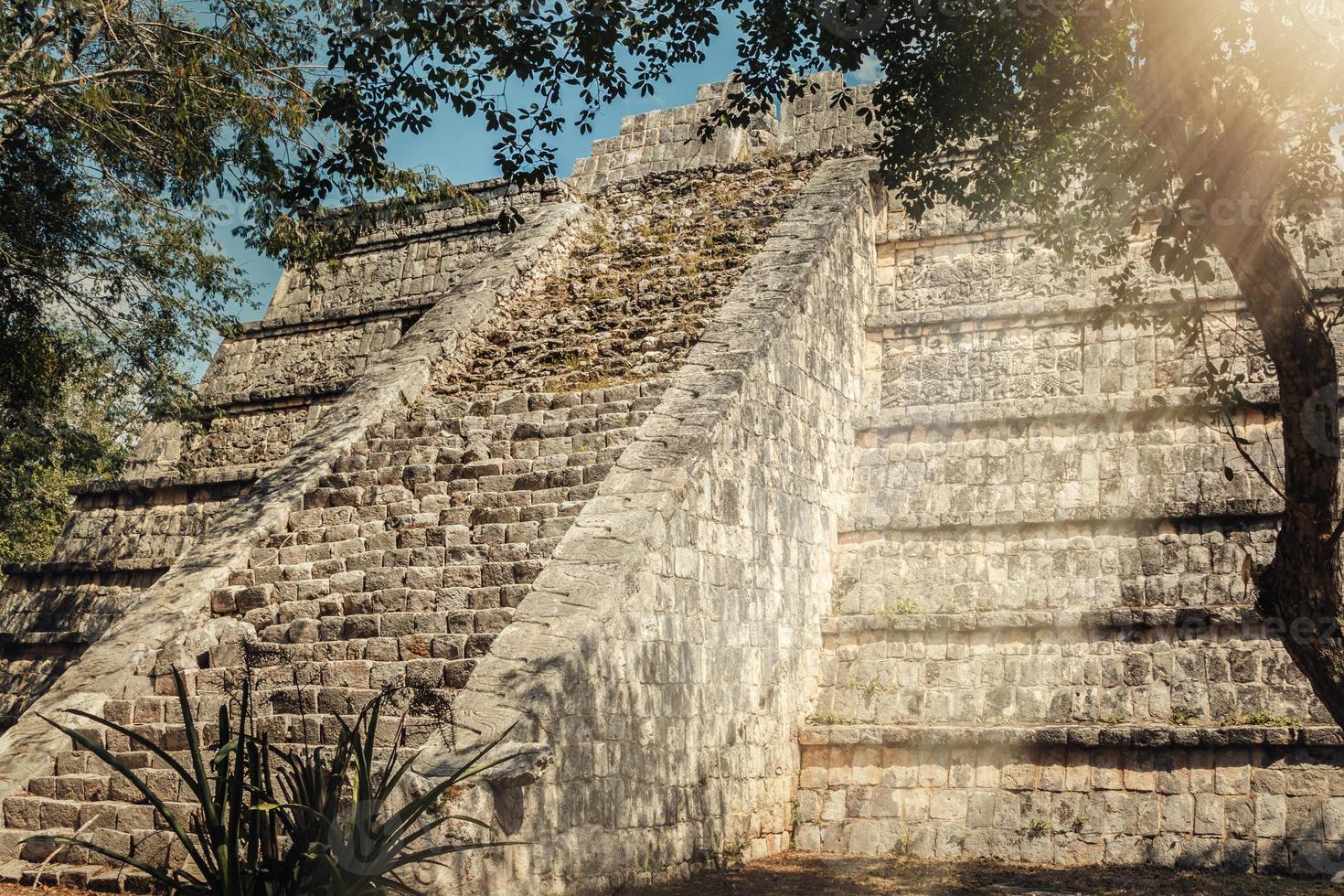 Ancient ruins at Chichen Itza photo