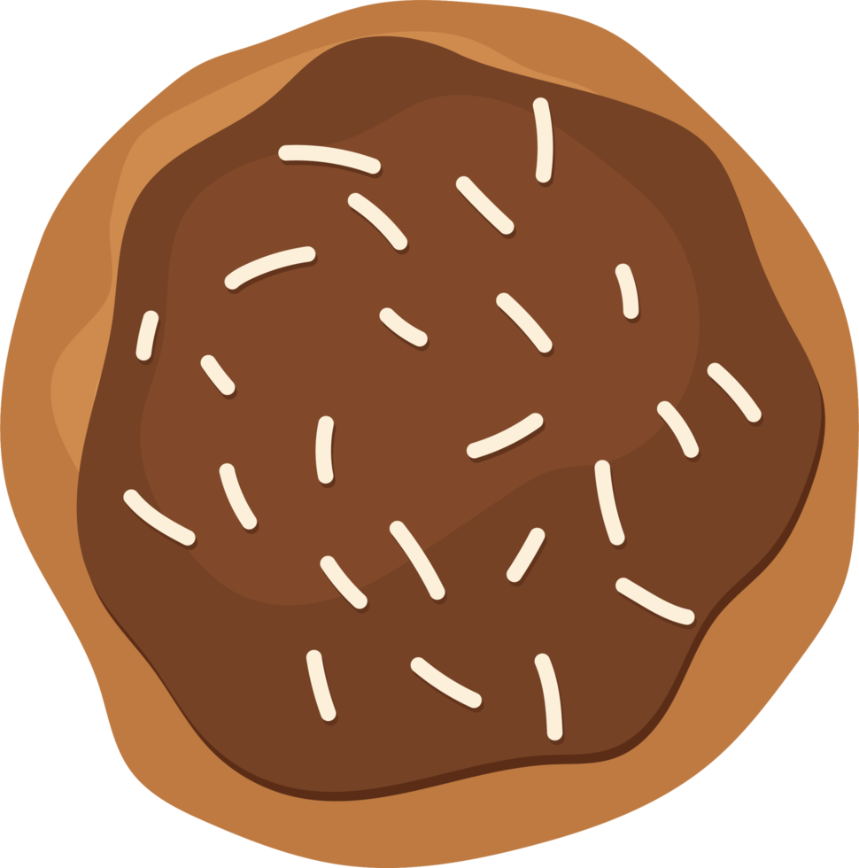 ilustración de diseño de imágenes prediseñadas de galletas caseras sabrosas png