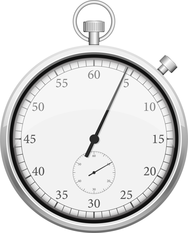 Retro stopwatch clipart design illustration png