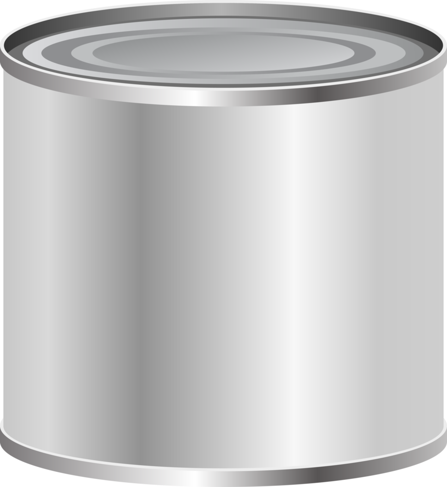 Tin can clipart design illustration png