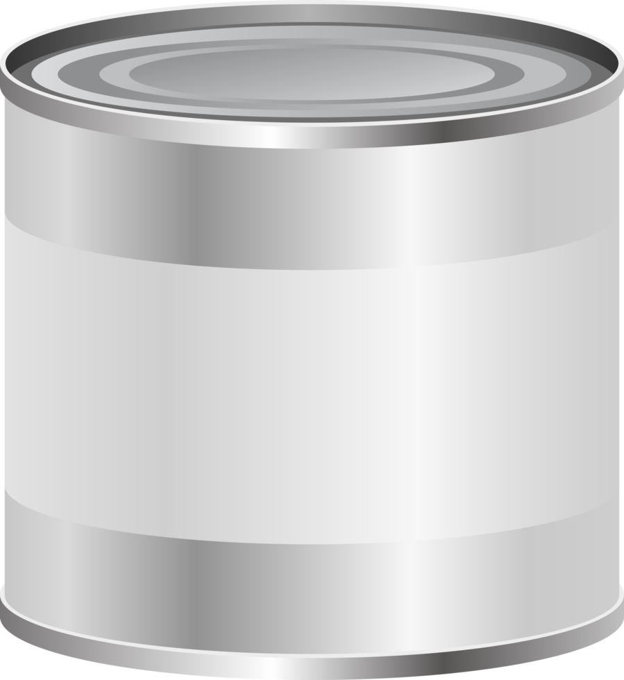 Tin can clipart design illustration png