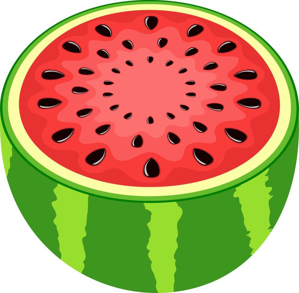 watermeloen clipart ontwerp illustratie png