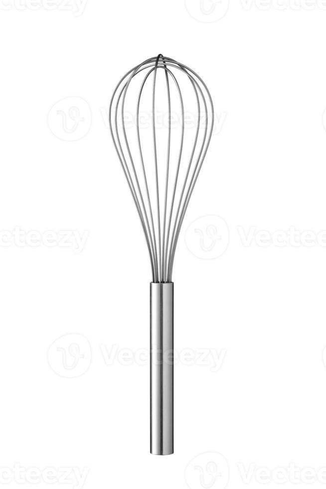 Stainless steel egg beater or egg whisk photo