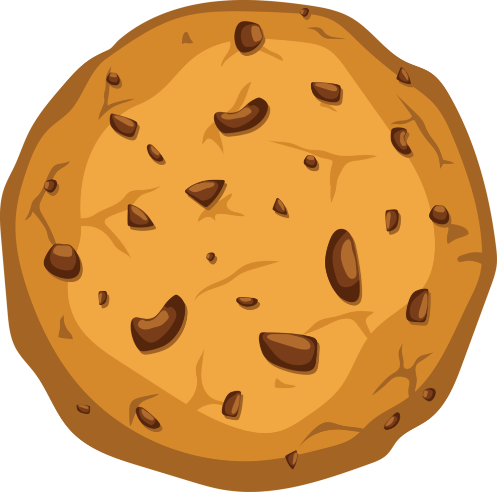 ilustração de design de clipart de biscoitos saborosos caseiros png