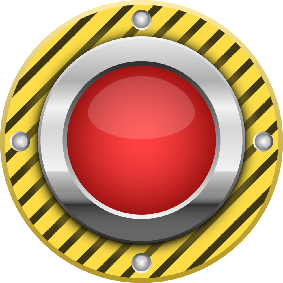 Panic button clipart design illustration png