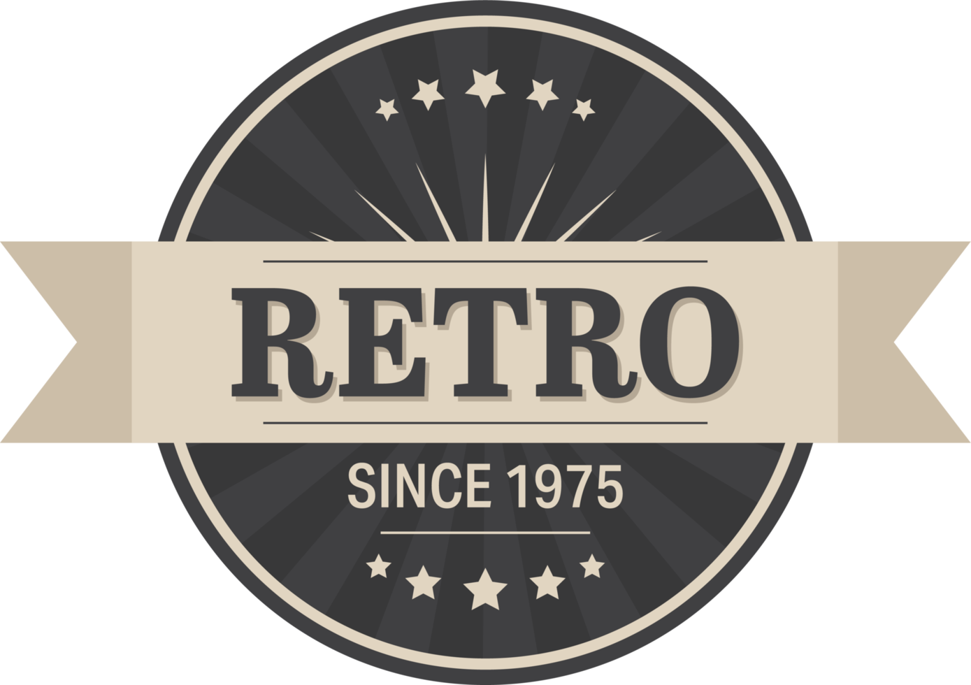 Vintage labels clipart design illustration png