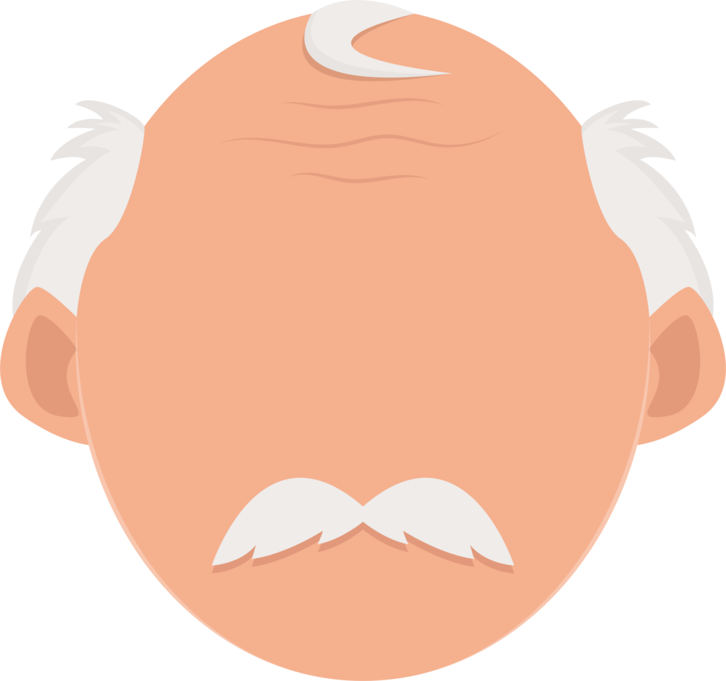 Old man clipart design illustration png