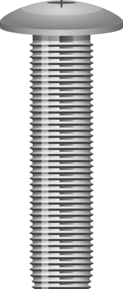 Hex bolt clipart design illustration png