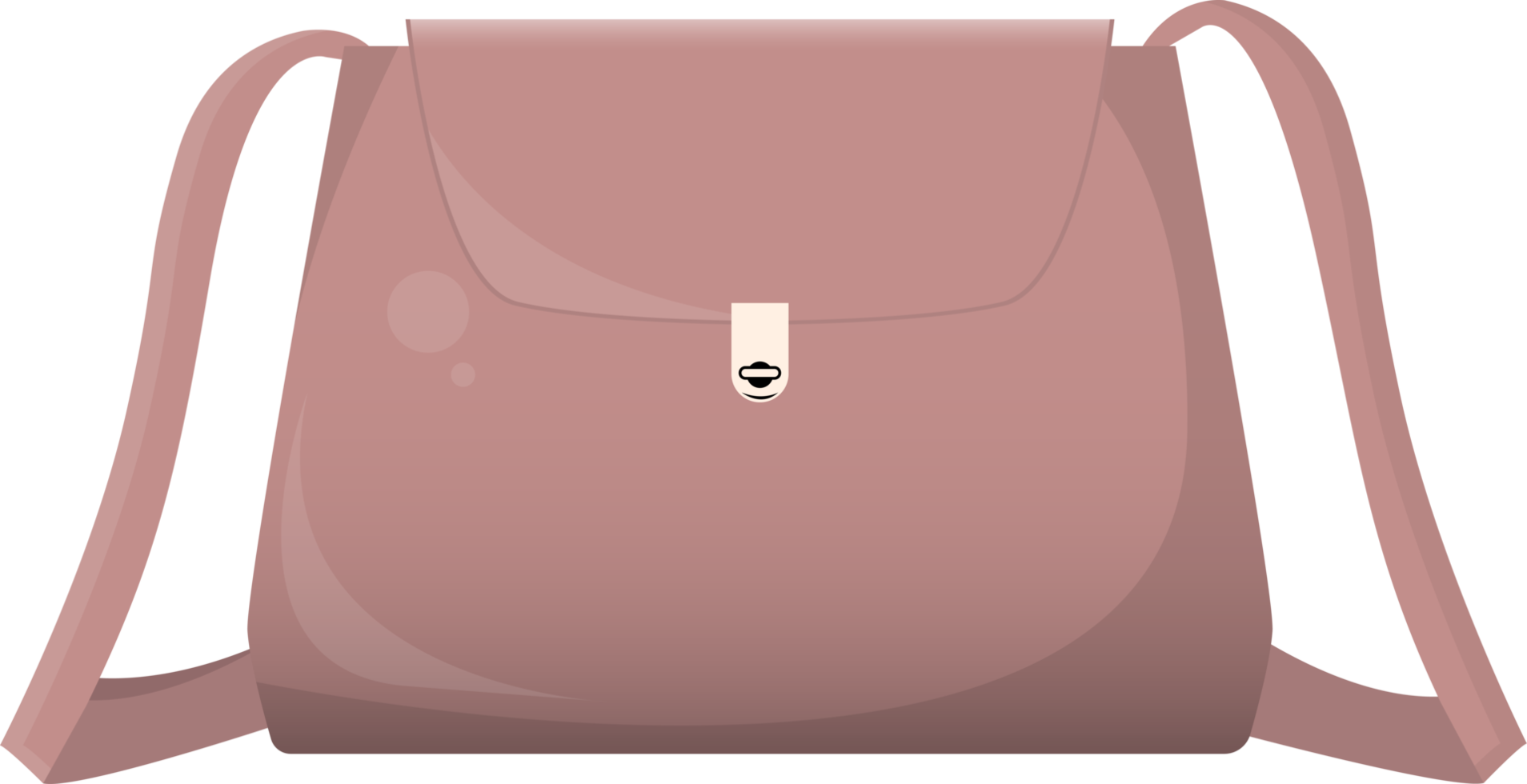 ilustração de design de clipart de bolsa de senhora png