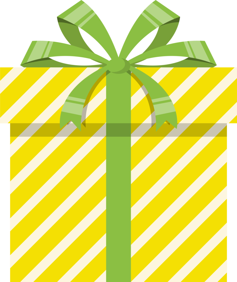 Present box clipart design illustration png