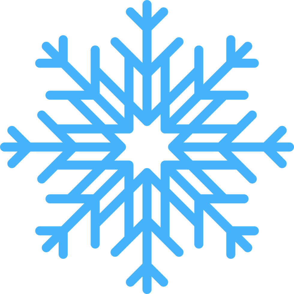 Snowflakes clipart design illustration 9400652 PNG