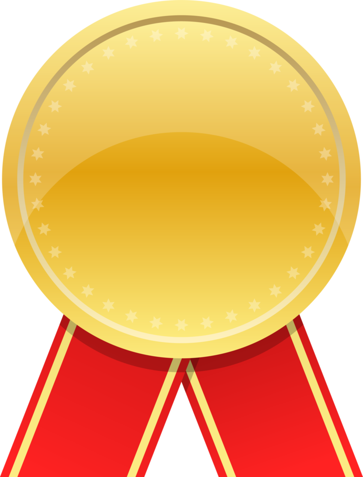 ilustração de design de clipart de medalha de vencedor png