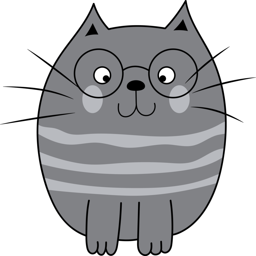 minou chat clipart conception illustration png