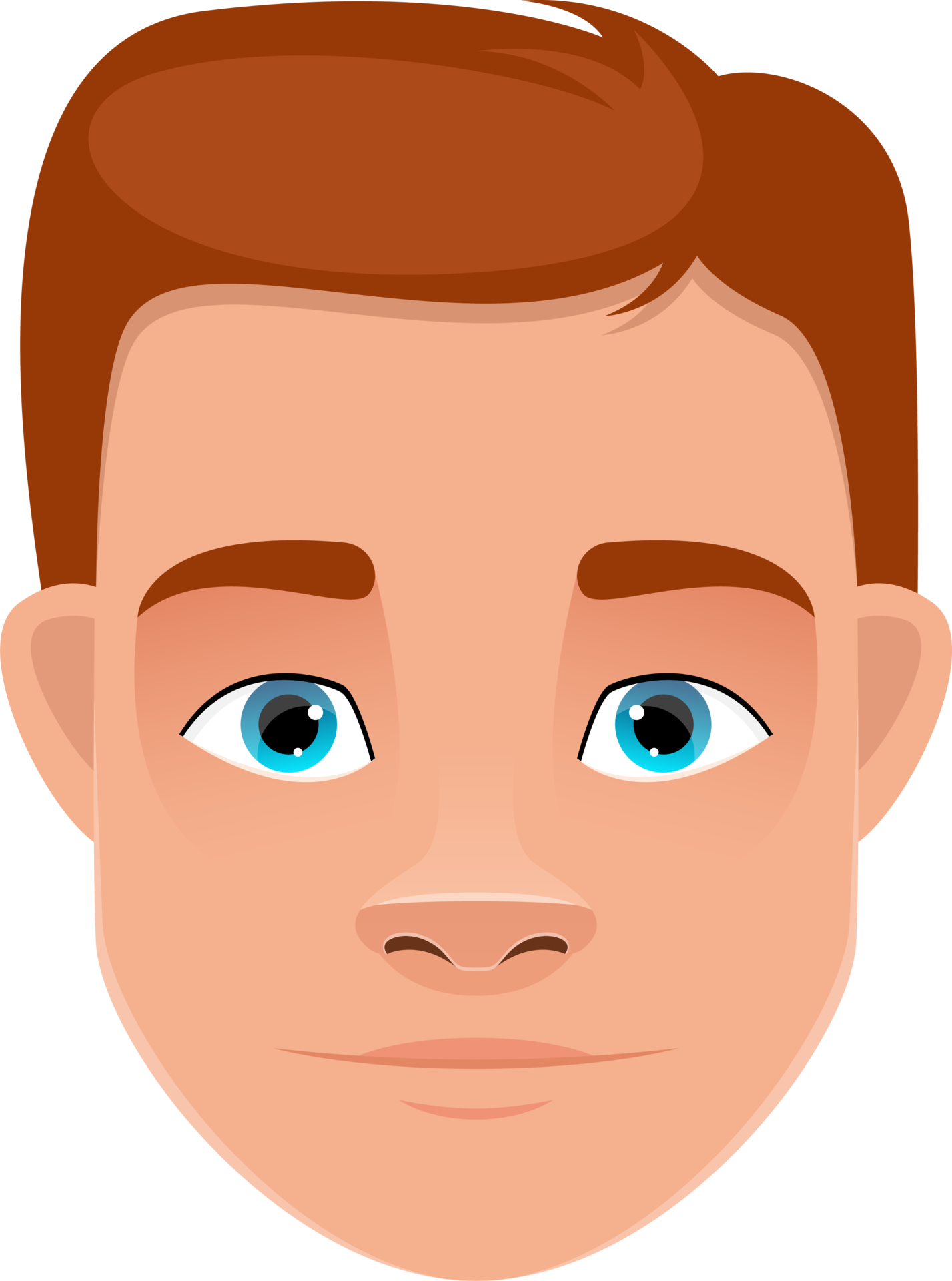 Man's Face clipart. Free download transparent .PNG