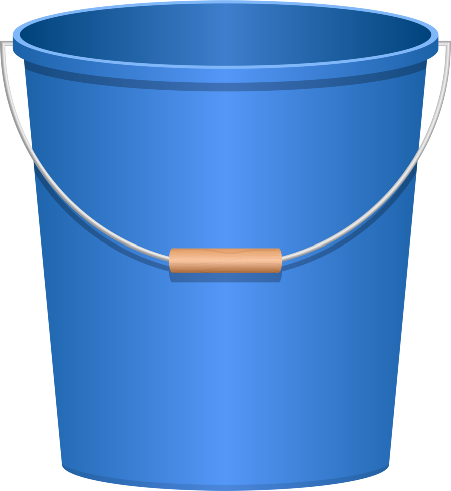 Realistic bucket clipart design illustration png