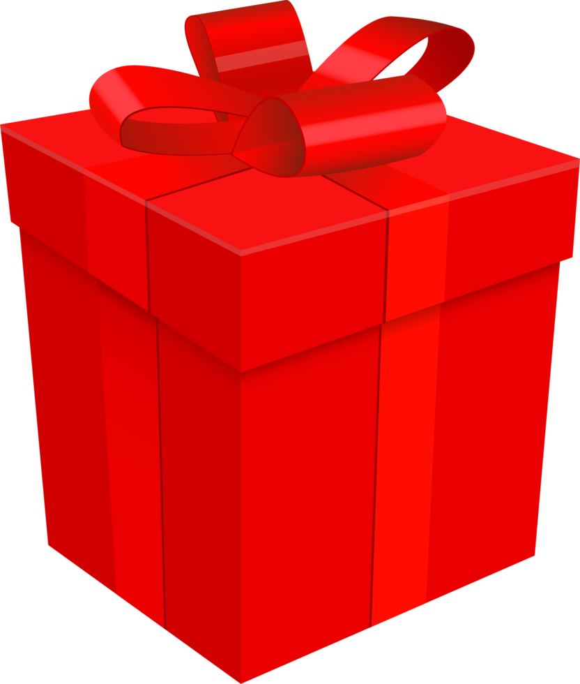 Present box clipart design illustration png