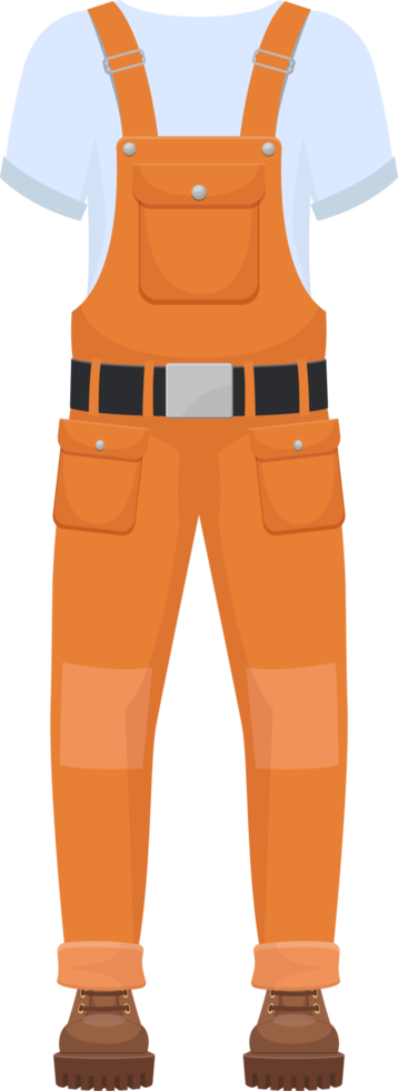 Construction uniform clipart design illustration png