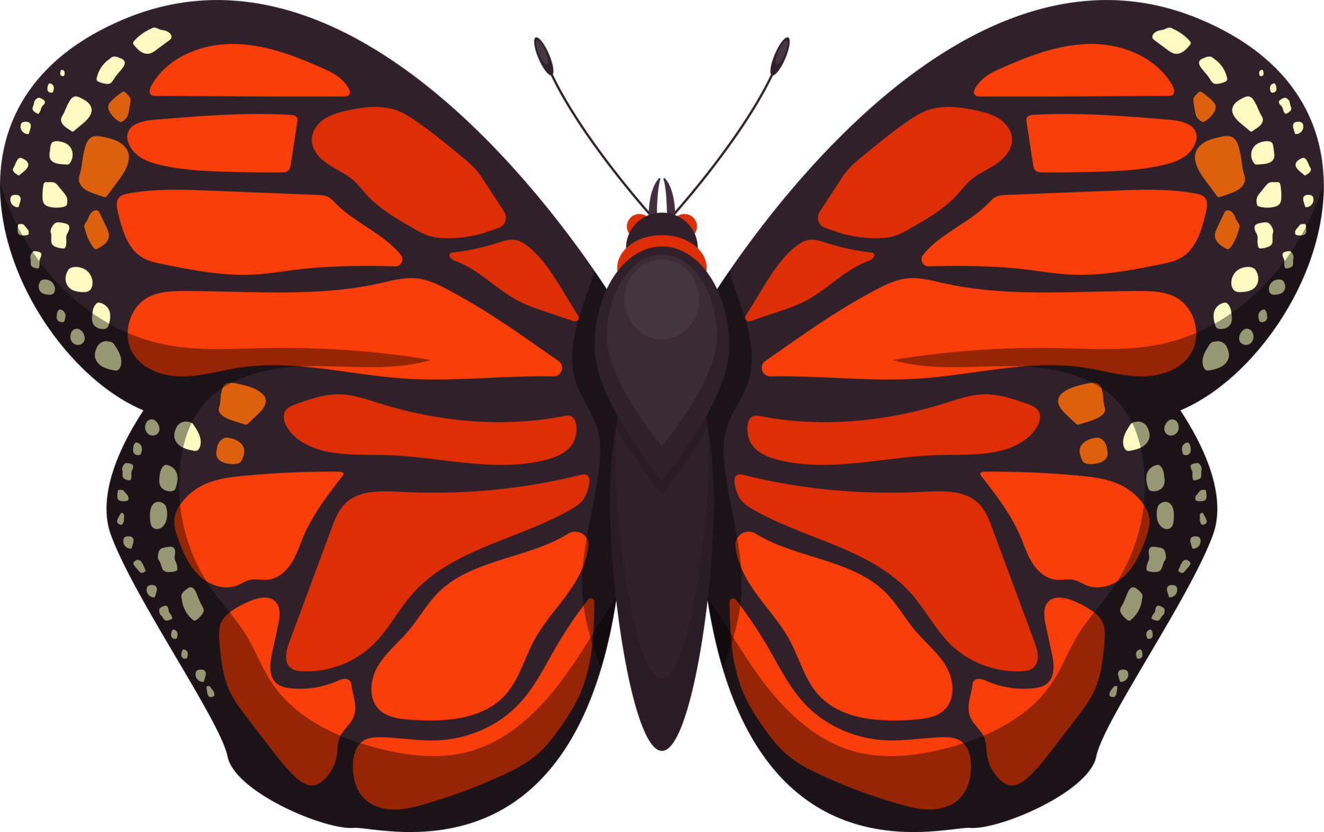 Butterfly clipart design illustration 9400867 PNG
