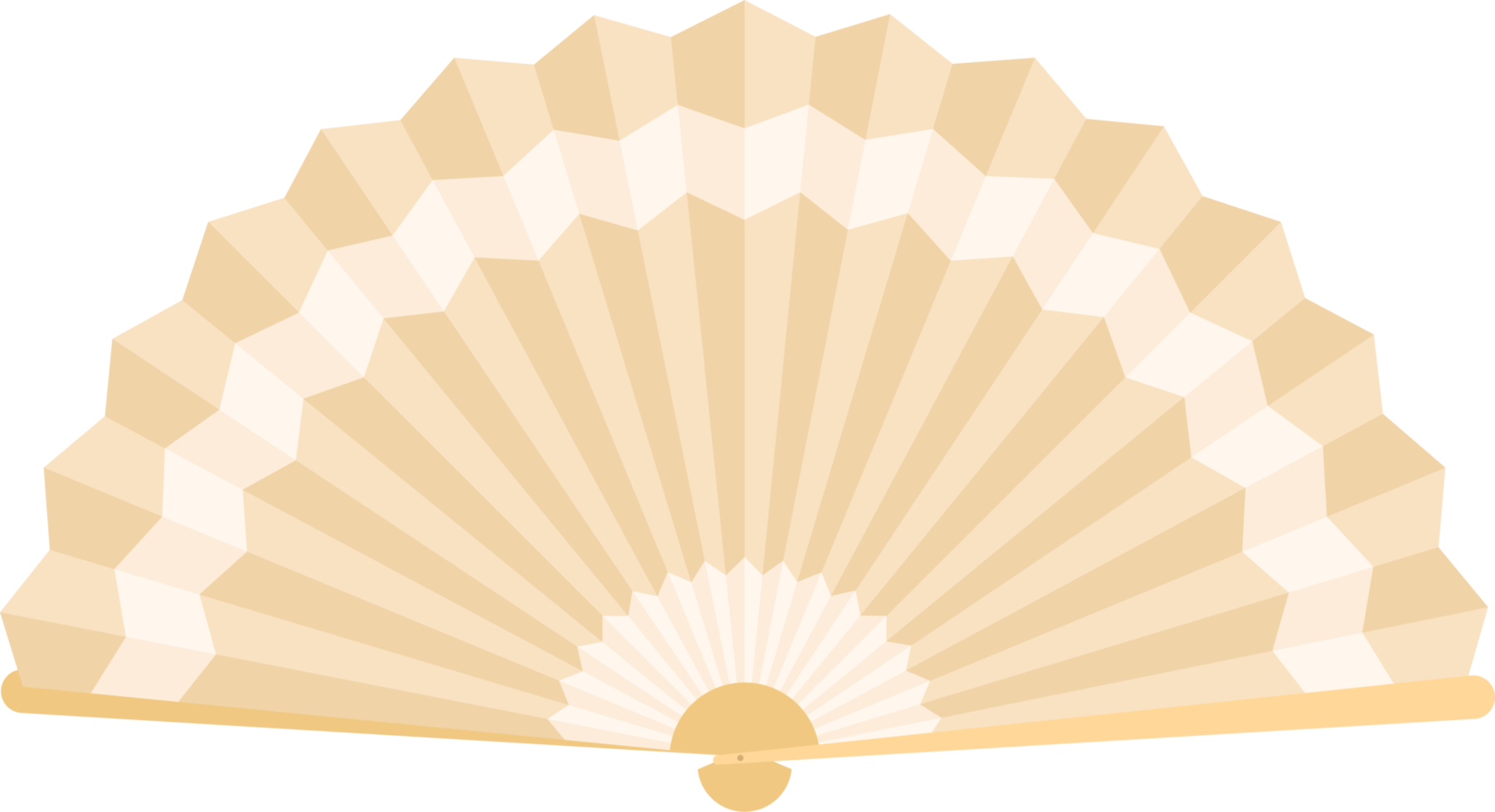 Japanese folding fan clipart design illustration png