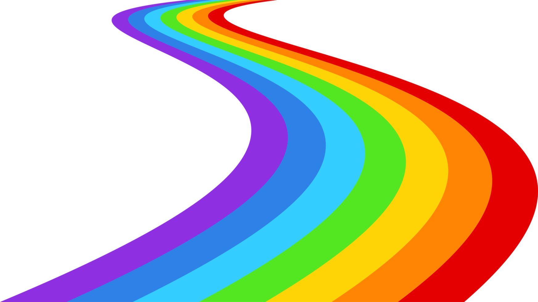 Rainbow clipart design illustration png