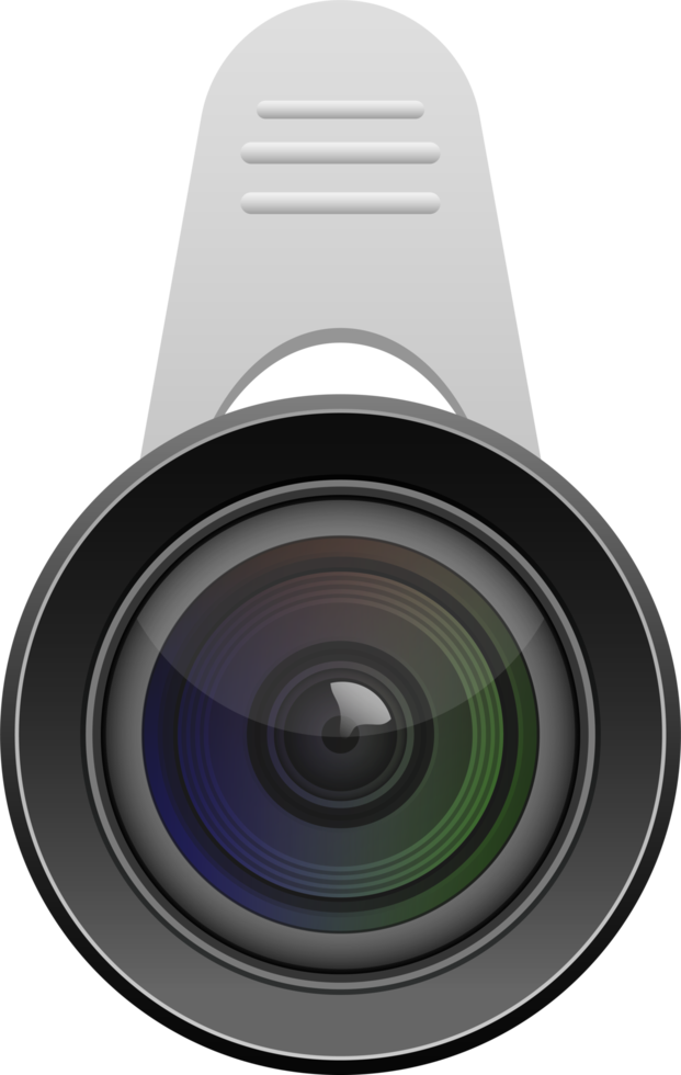 Smartphone lens clipart design illustration png