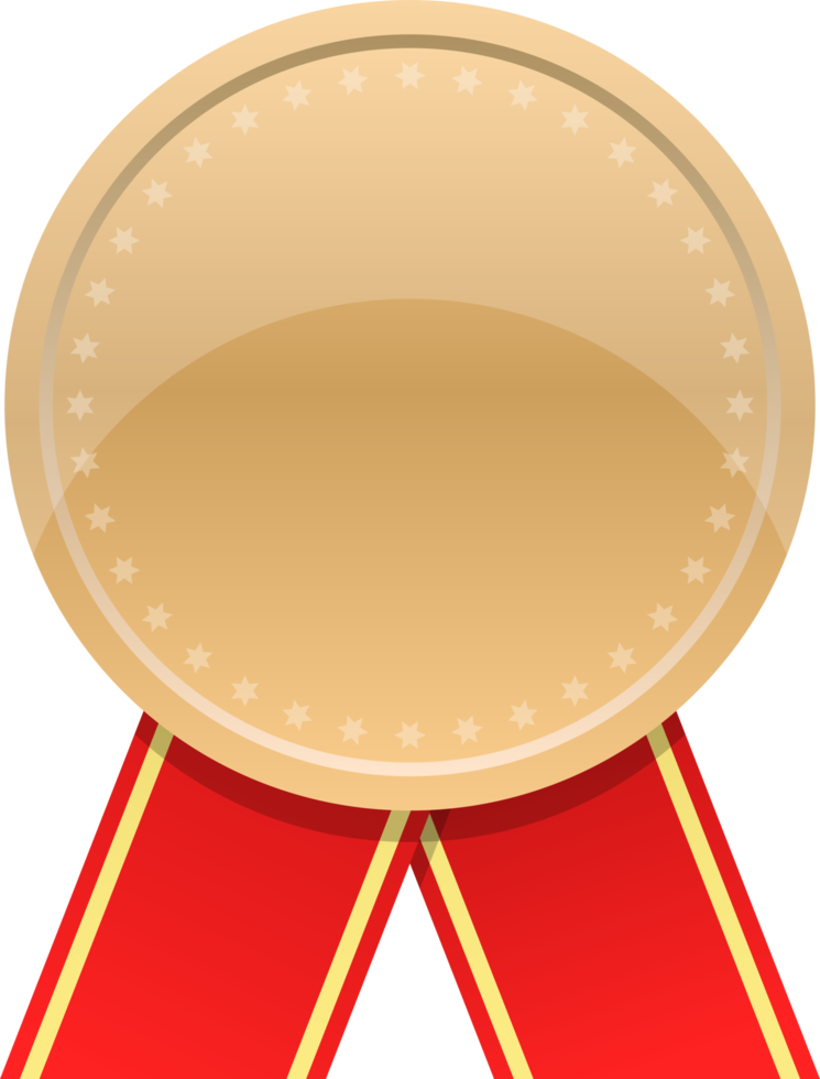 Winner medal clipart design illustration png