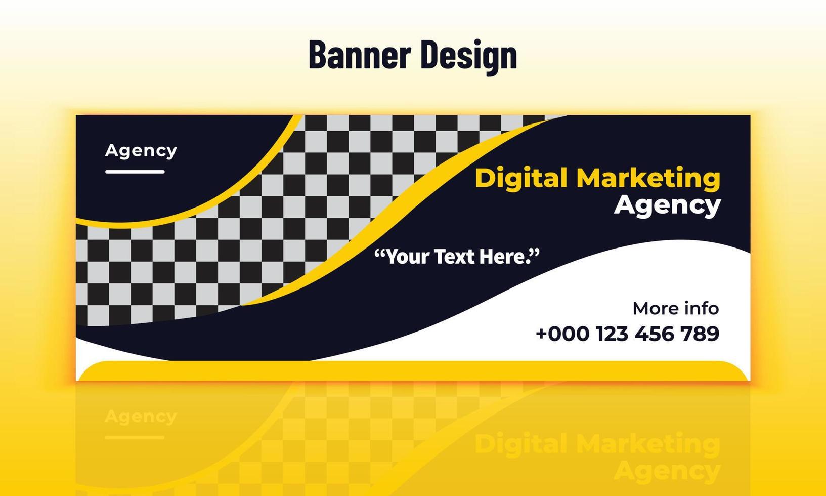 Business Banner Design Vector Template. Modern Layout Design. Corporate Banner