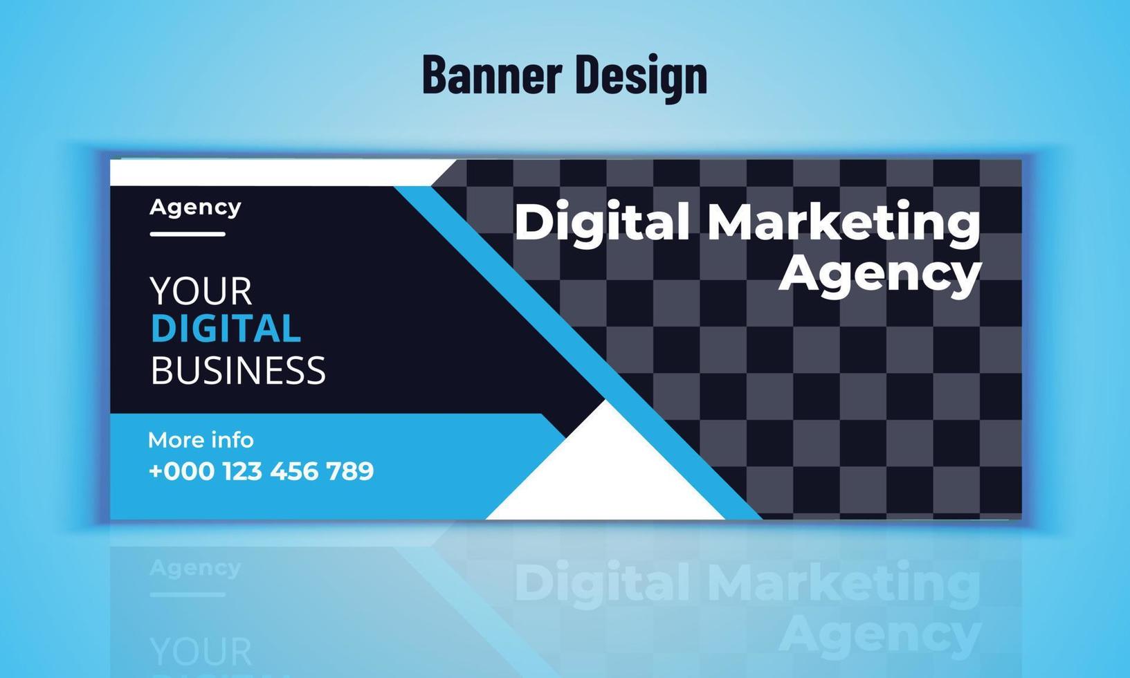 plantilla de vector de diseño de banner de negocios. diseño de diseño moderno. bandera corporativa