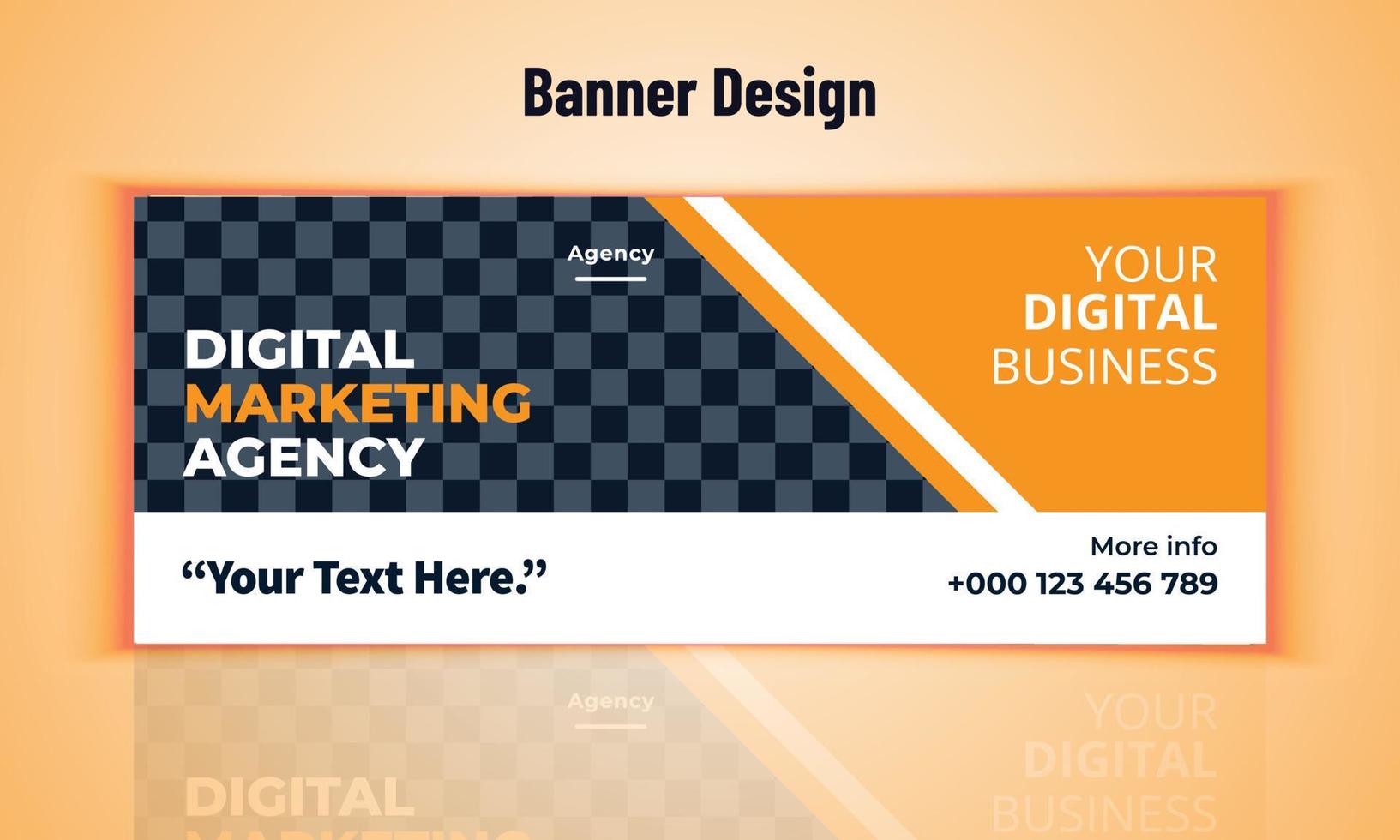 Business Banner Design Vector Template. Modern Layout Design. Corporate Banner