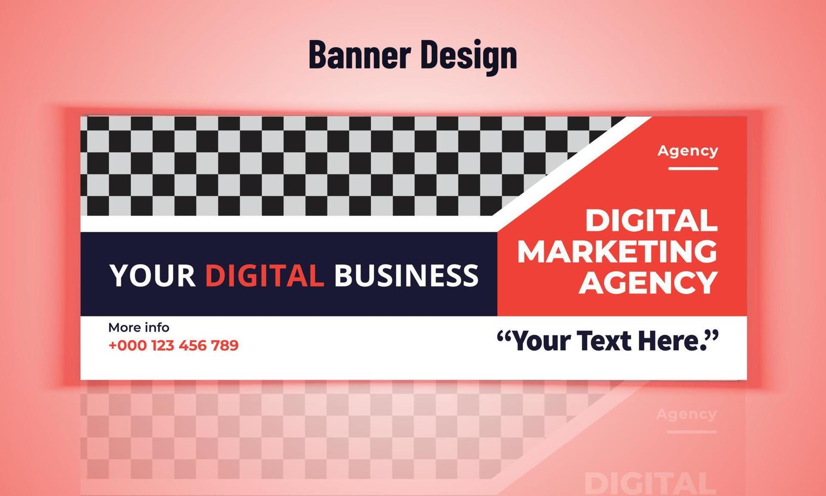 Business Banner Design Vector Template. Modern Layout Design. Corporate Banner