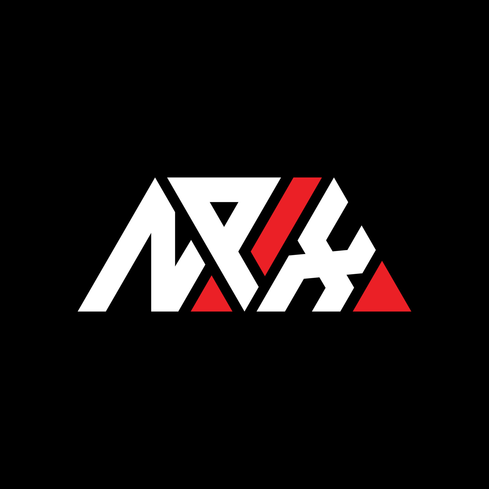 NPX triangle letter logo design with triangle shape NPX triangle logo NPX triangle letter logo design with triangle shape NPX triangle logo