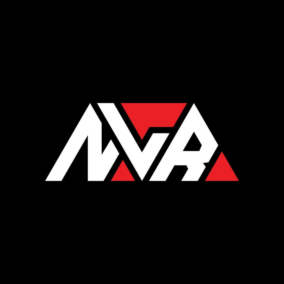 NLR triangle letter logo design with triangle shape. NLR triangle logo design monogram. NLR triangle vector logo template with red color. NLR triangular logo Simple, Elegant, and Luxurious Logo. NLR
