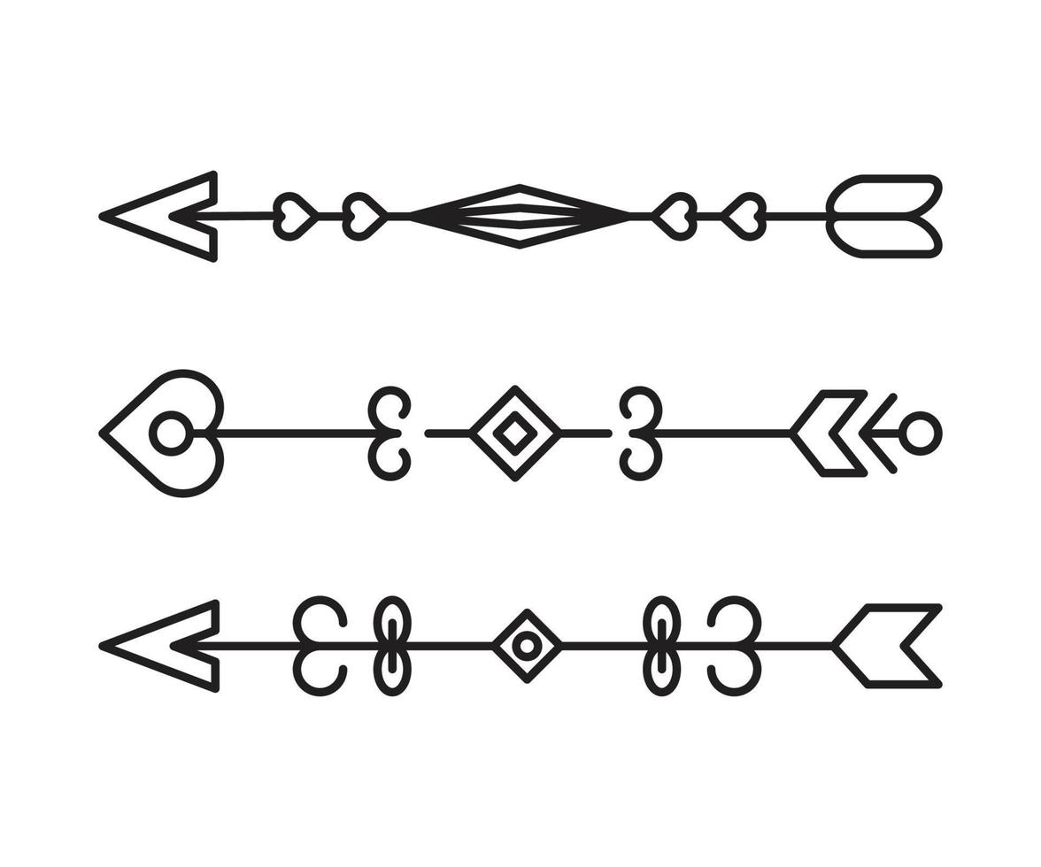 arrow line art illustration 9403390 Vector Art at Vecteezy