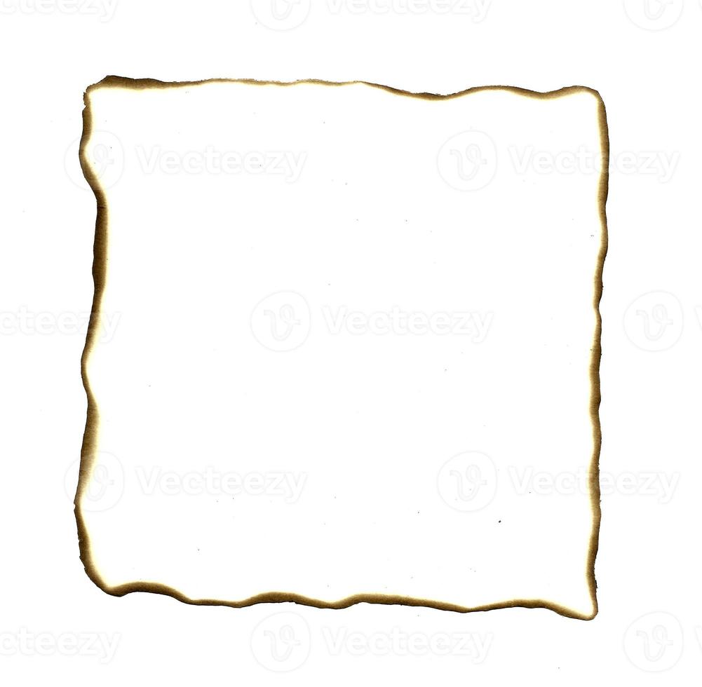 Set background with picture of burned paper edges photo