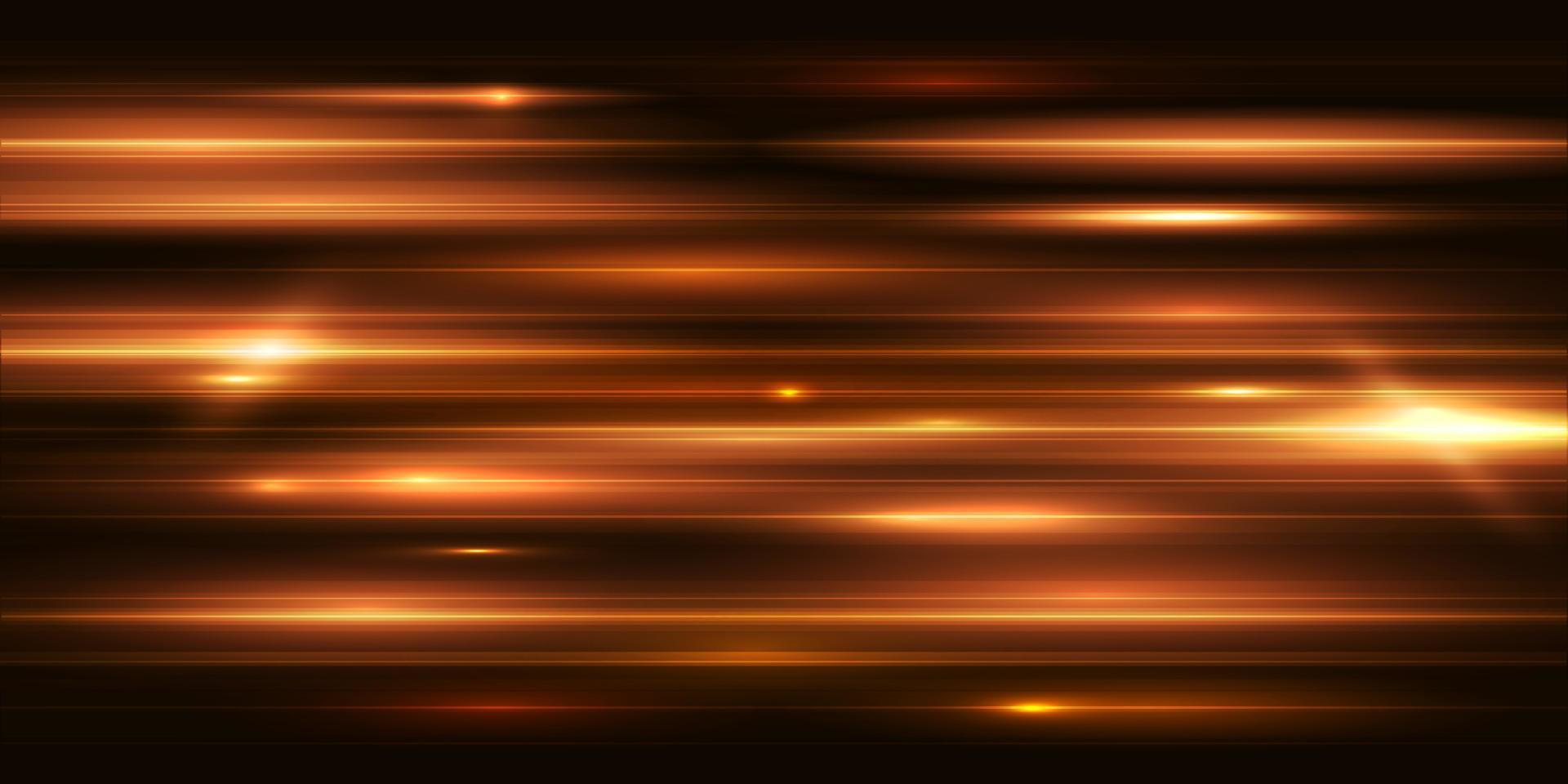 moderno efecto de luz naranja abstracto de alta velocidad. tecnología de movimiento dinámico futurista. patrón de movimiento para banner, póster, diseño de plantilla. eps10 vectoriales. vector