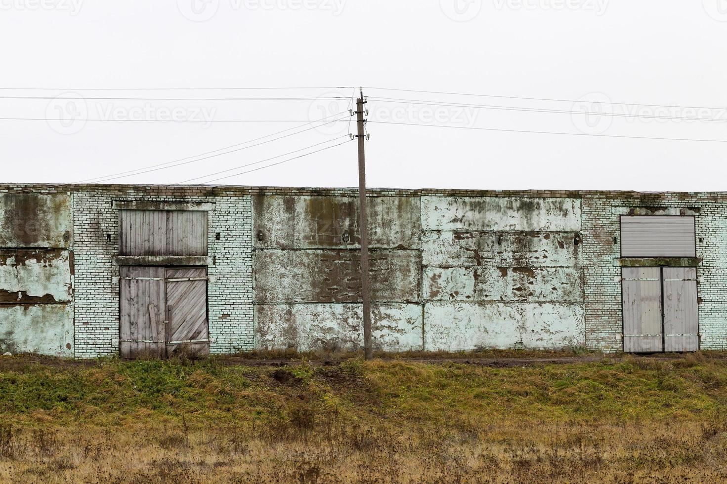 abandoned building, close up photo