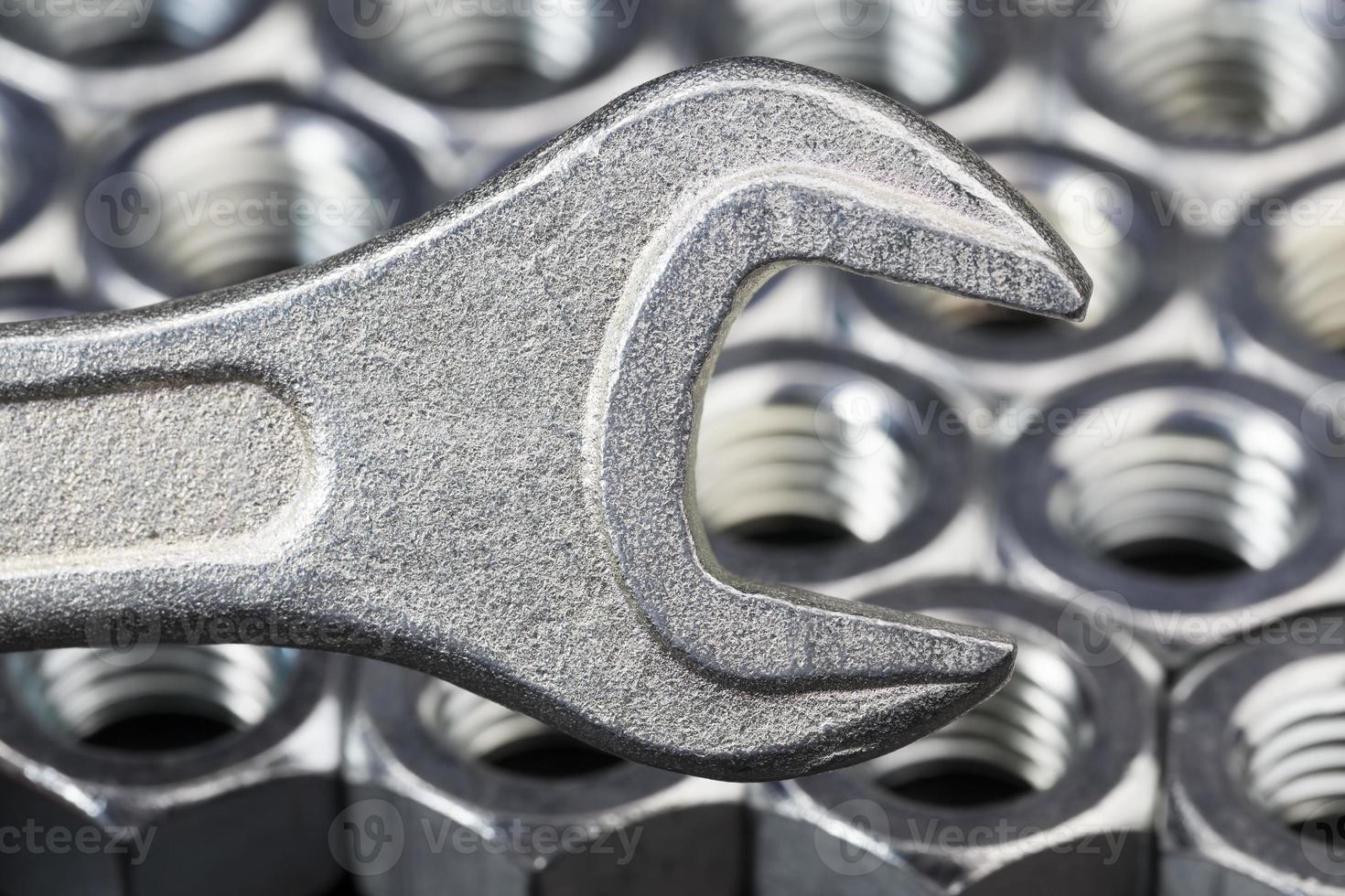 various fasteners made of steel photo