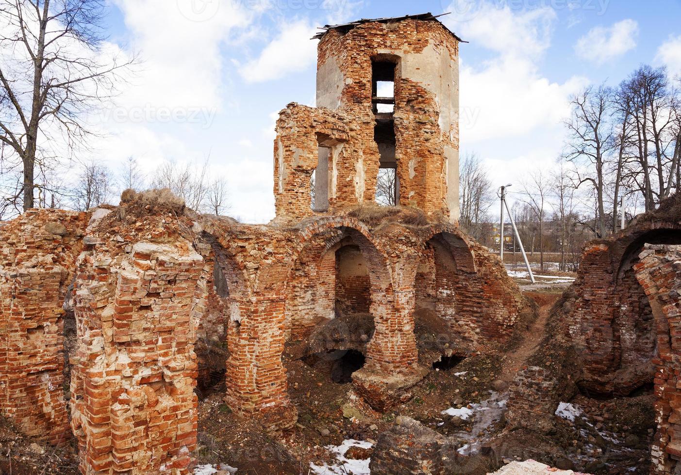 ruins    Golshany  Belarus photo